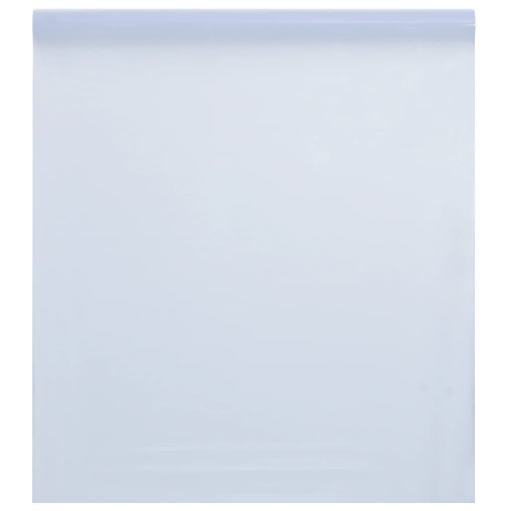 Vidaxl raamfolie statisch mat wit 45x500 cm pvc