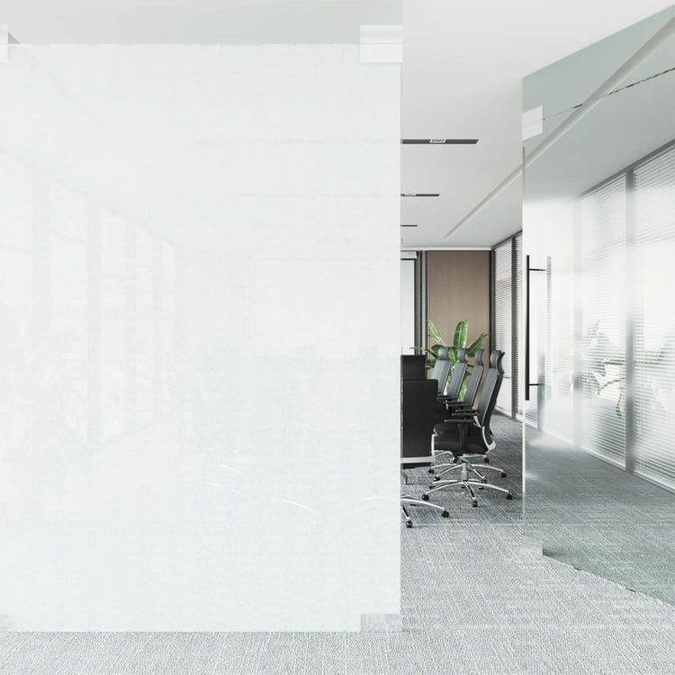 Vidaxl raamfolie statisch mat wit 45x1000 cm pvc