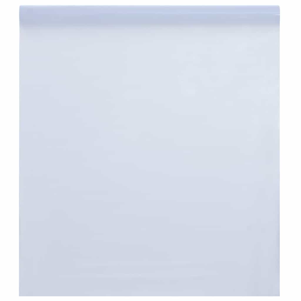 Vidaxl raamfolie statisch mat wit 60x500 cm pvc