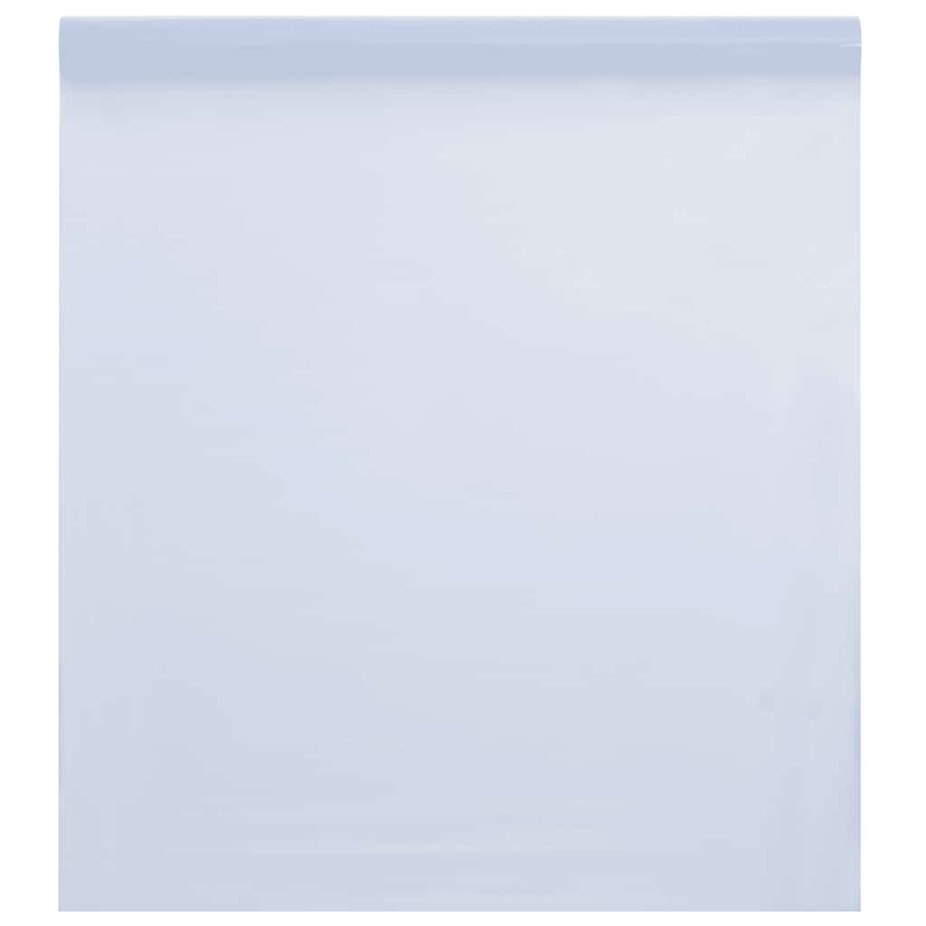 Vidaxl raamfolie statisch mat wit 90x500 cm pvc