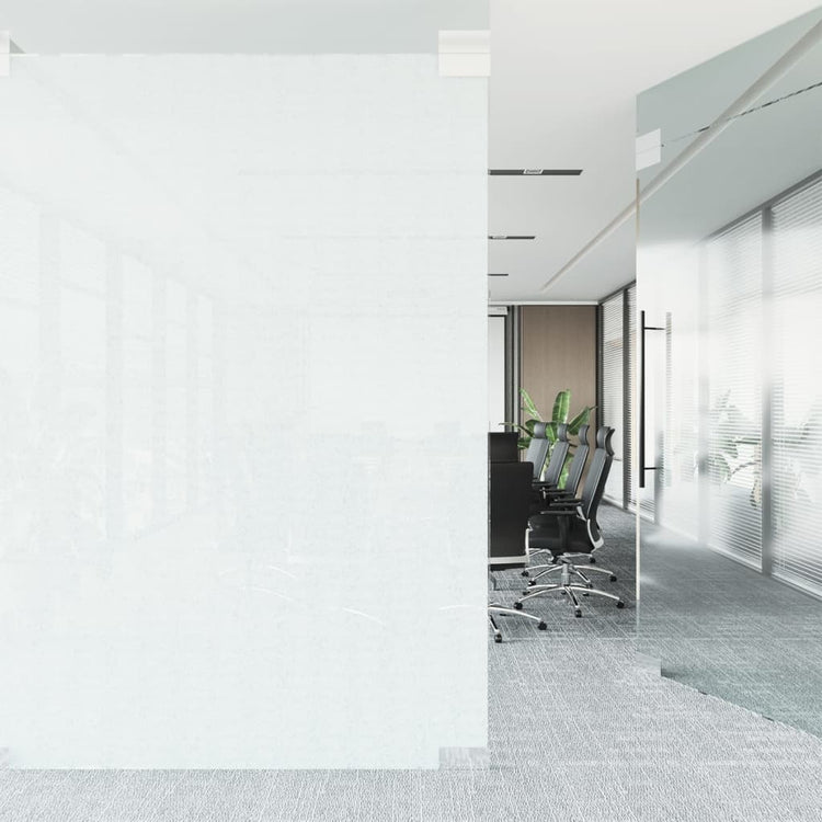 Vidaxl raamfolie statisch mat wit 90x500 cm pvc