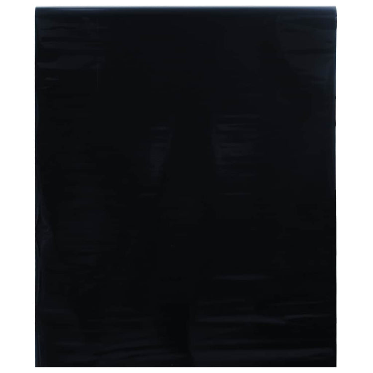 Vidaxl raamfolie statisch matzwart 90 x 500 cm pvc