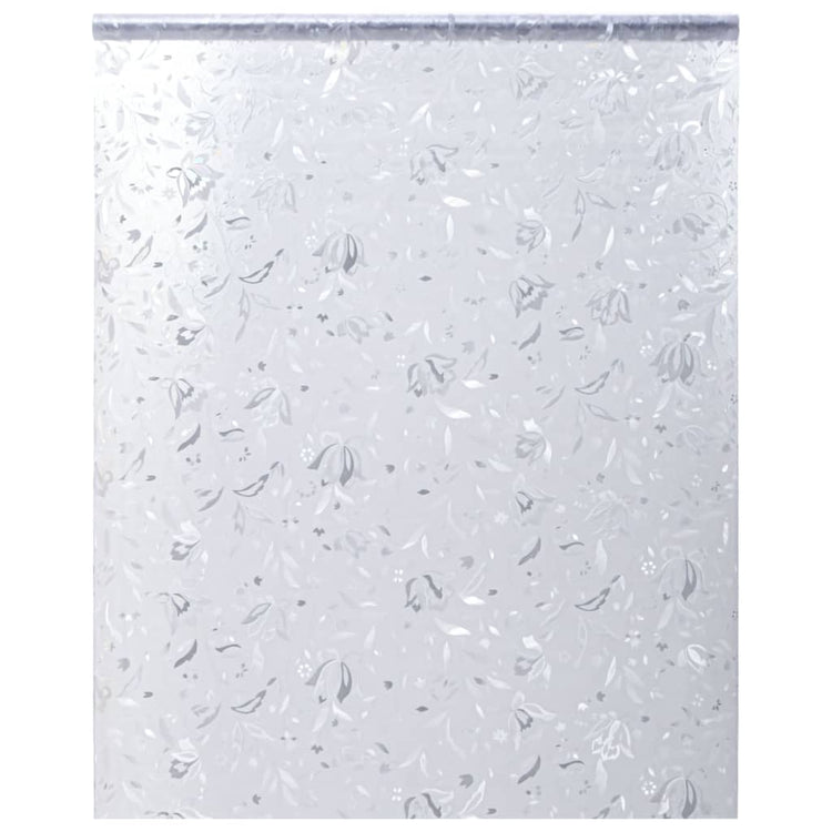 Vidaxl raamfolie bloemenpatroon mat 45x500 cm pvc