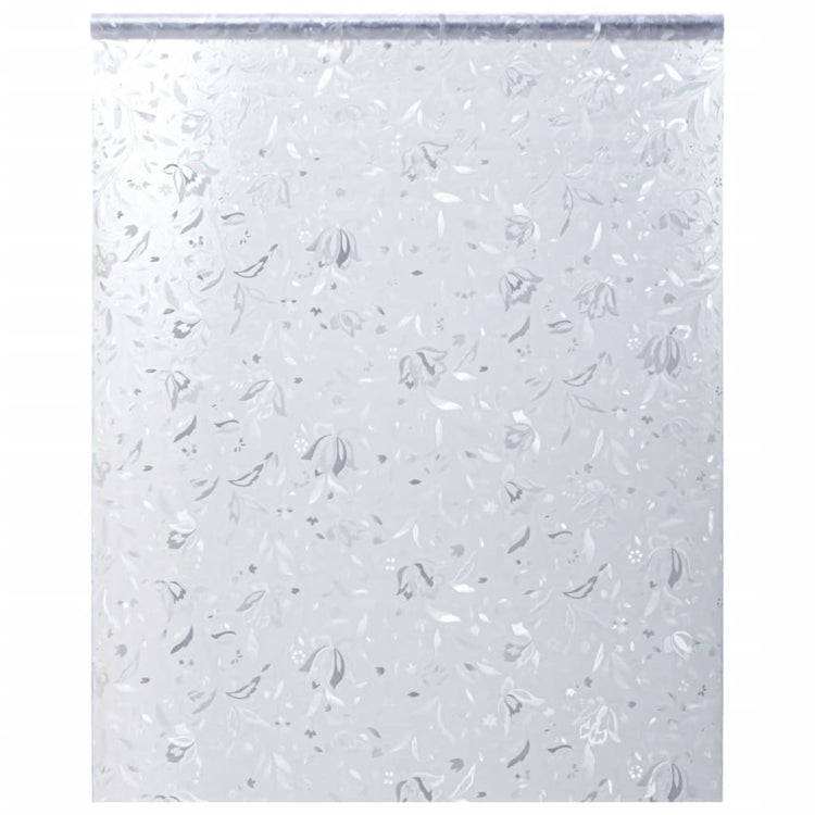 Vidaxl raamfolie bloemenpatroon mat 60x500 cm pvc