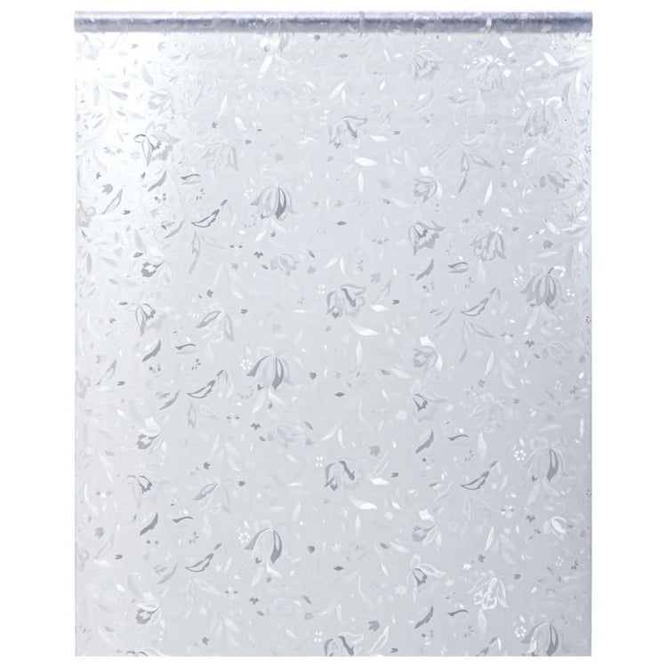 Vidaxl raamfolie bloemenpatroon mat 90x500 cm pvc