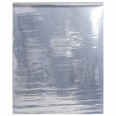 Vidaxl zonnefolie statisch reflecterend 90x1000 cm pvc zilverkleurig