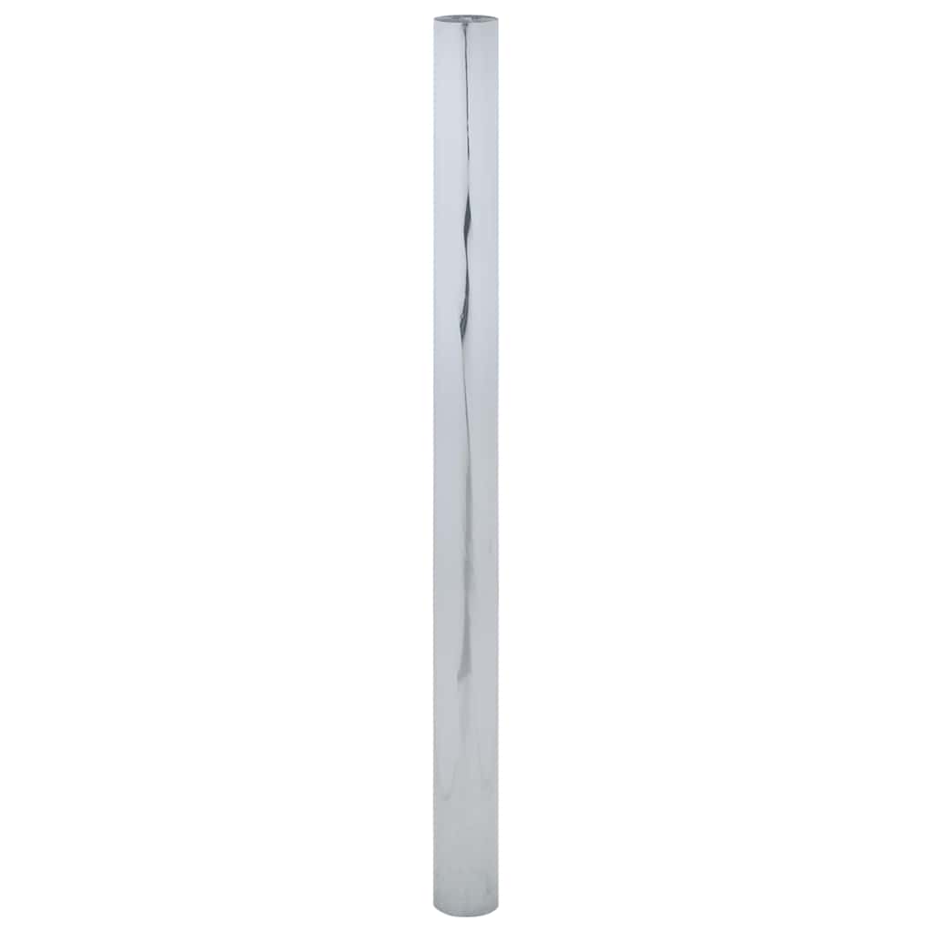 Vidaxl zonnefolie statisch reflecterend 90x2000 cm pvc zilverkleurig