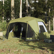 Vidaxl tent 10-persoons waterdicht snelontgrendeling groen - afbeelding 1