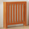 Vidaxl radiatorombouw 79,5x19x84 cm massief grenenhout wasbruin