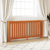 Vidaxl radiatorombouw 169x19x84 cm massief grenenhout wasbruin