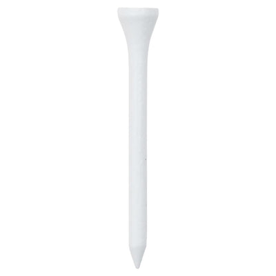 Vidaxl 1000 st golftees 54 mm bamboe wit