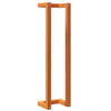Vidaxl handdoekenrek 23x18x90 cm massief grenenhout wasbruin