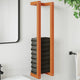 Vidaxl handdoekenrek 23x18x90 cm massief grenenhout wasbruin