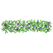 Vidaxl kunstplant klimop op latwerk uittrekbaar 180x30 cm groen - afbeelding 3