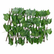 Vidaxl kunstplant druivenblad op latwerk uittrek baar 180x20 cm groen - afbeelding 1
