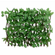 Vidaxl kunstplant klimop op latwerk uittrekbaar 180x30 cm groen - afbeelding 2