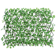Vidaxl kunstplant klimop op latwerk uittrekbaar 180x60 cm groen - afbeelding 2