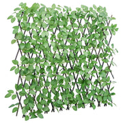 Vidaxl kunstplant klimop op latwerk 5 st uittrekbaar 180x60 cm groen - afbeelding 2