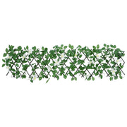 Vidaxl kunstplant klimop op latwerk uittrekbaar 180x30 cm groen - afbeelding 3