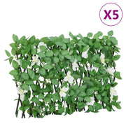 Vidaxl kunstplant klimop op latwerk 5 st uittrekbaar 180x30 cm groen - afbeelding 1