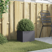 Vidaxl plantenbak 32x30x29 cm staal antracietkleurig - afbeelding 3