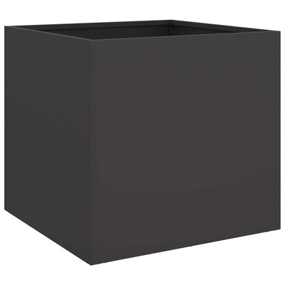 Vidaxl plantenbak 42x40x39 cm staal zwart