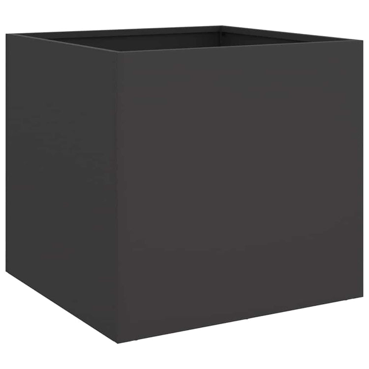 Vidaxl plantenbak 42x40x39 cm staal zwart