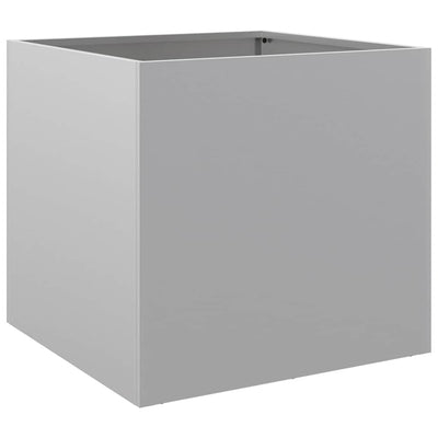 Vidaxl plantenbak 42x40x39 cm gegalvaniseerd staal zilverkleurig