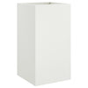Vidaxl plantenbak 42x38x75 cm staal wit