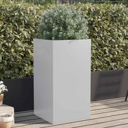 Vidaxl plantenbak 42x38x75 cm gegalvaniseerd staal zilverkleurig - afbeelding 1
