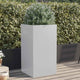 Vidaxl plantenbak 42x38x75 cm gegalvaniseerd staal zilverkleurig