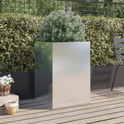 Vidaxl plantenbak 52x48x75 cm roestvrij staal zilverkleurig - afbeelding 3