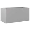 Vidaxl plantenbak 62x30x29 cm gegalvaniseerd staal zilverkleurig