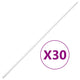 Vidaxl kabelgoot 30x20 mm 30 m pvc