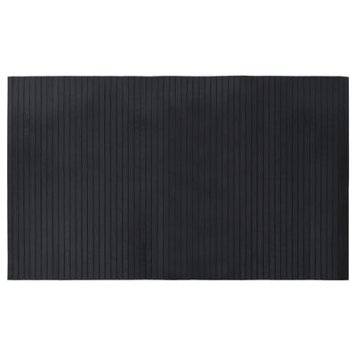 Vidaxl vloerkleed rechthoekig 60x100 cm bamboe zwart