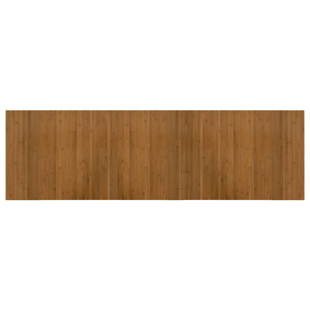 Vidaxl vloerkleed rechthoekig 60x200 cm bamboe bruin