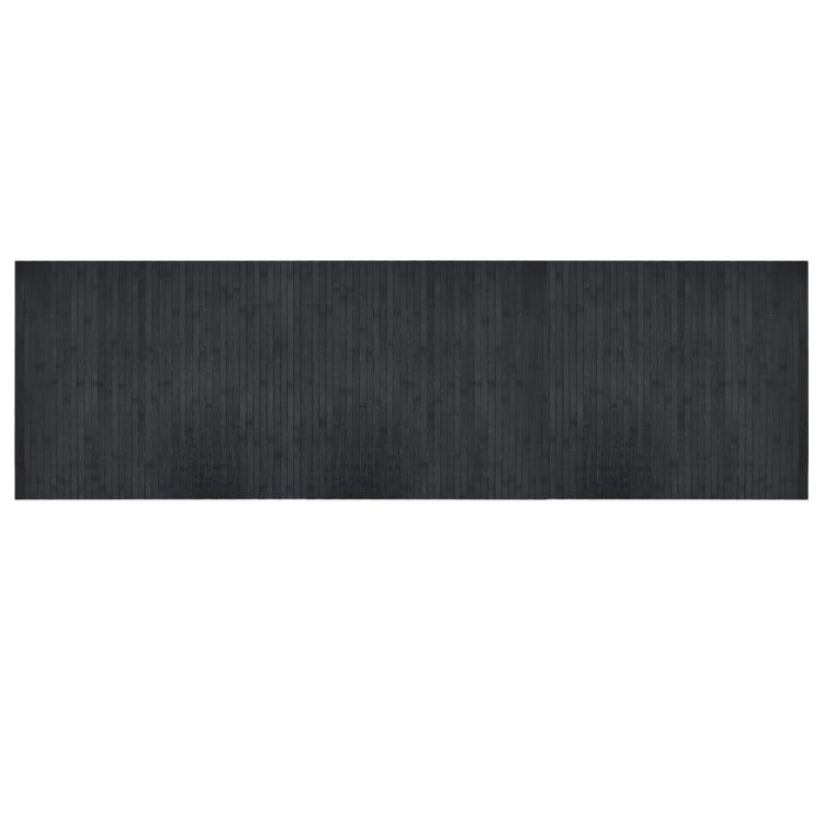 Vidaxl vloerkleed rechthoekig 60x200 cm bamboe grijs