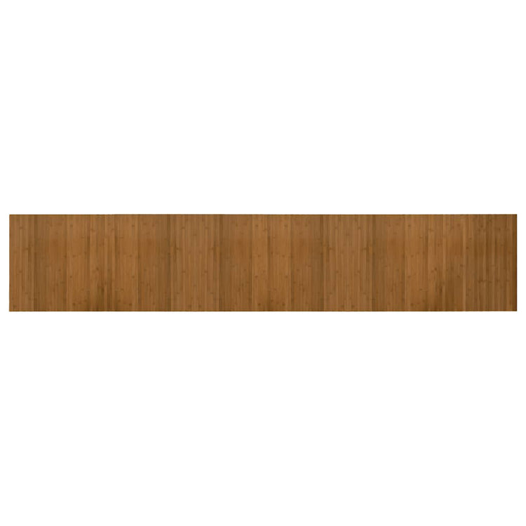 Vidaxl vloerkleed rechthoekig 60x300 cm bamboe bruin