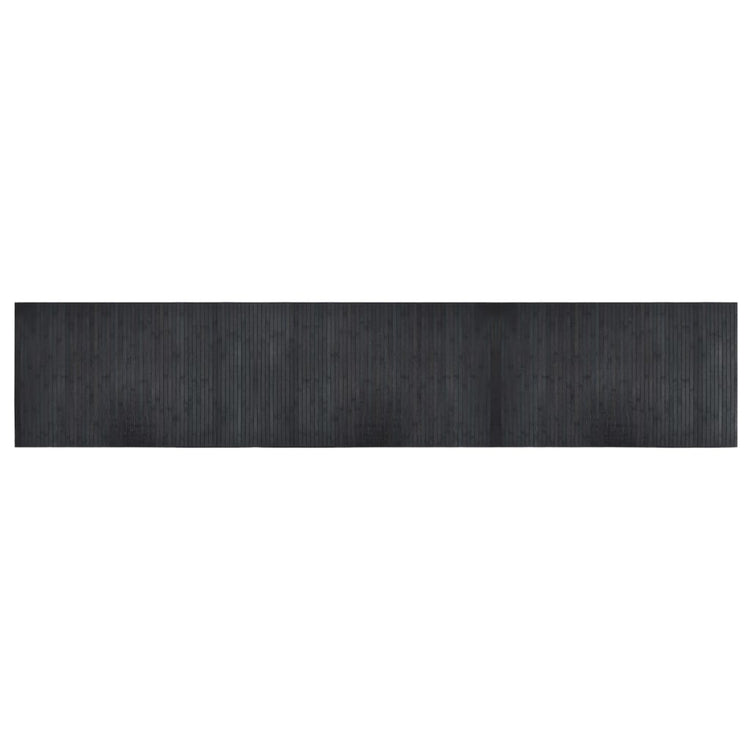 Vidaxl vloerkleed rechthoekig 60x300 cm bamboe grijs