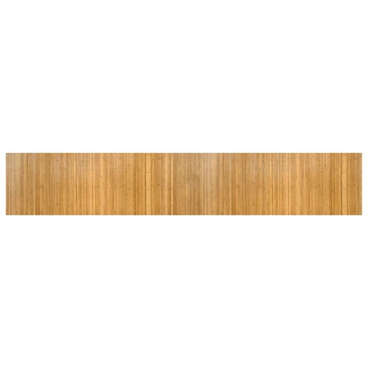 Vidaxl vloerkleed rechthoekig 60x400 cm bamboe naturel