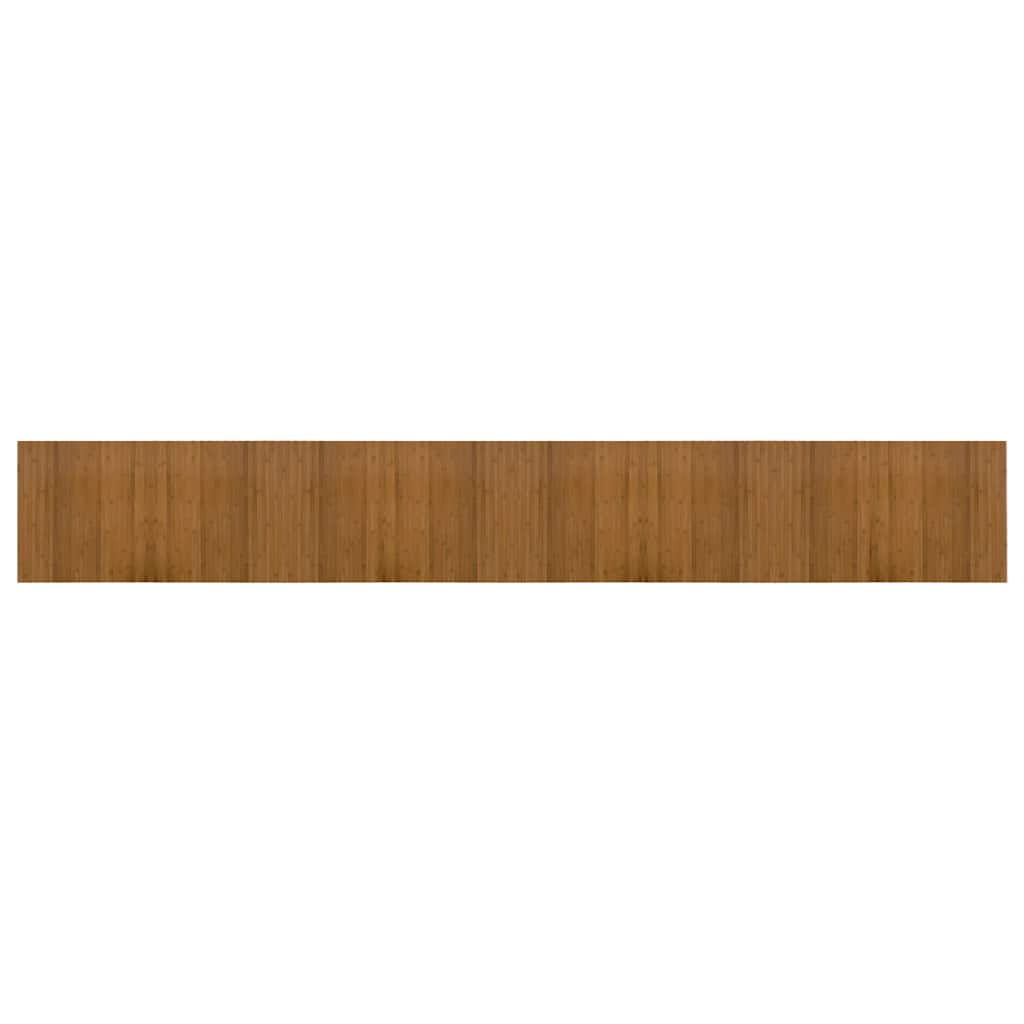 Vidaxl vloerkleed rechthoekig 60x400 cm bamboe bruin