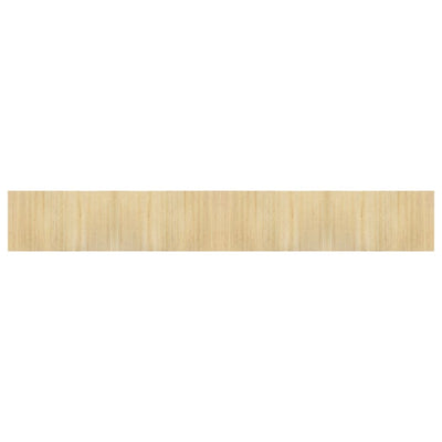Vidaxl vloerkleed rechthoekig 60x400 cm bamboe lichtnaturel