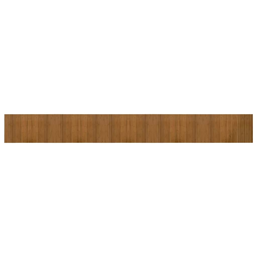 Vidaxl vloerkleed rechthoekig 60x500 cm bamboe bruin