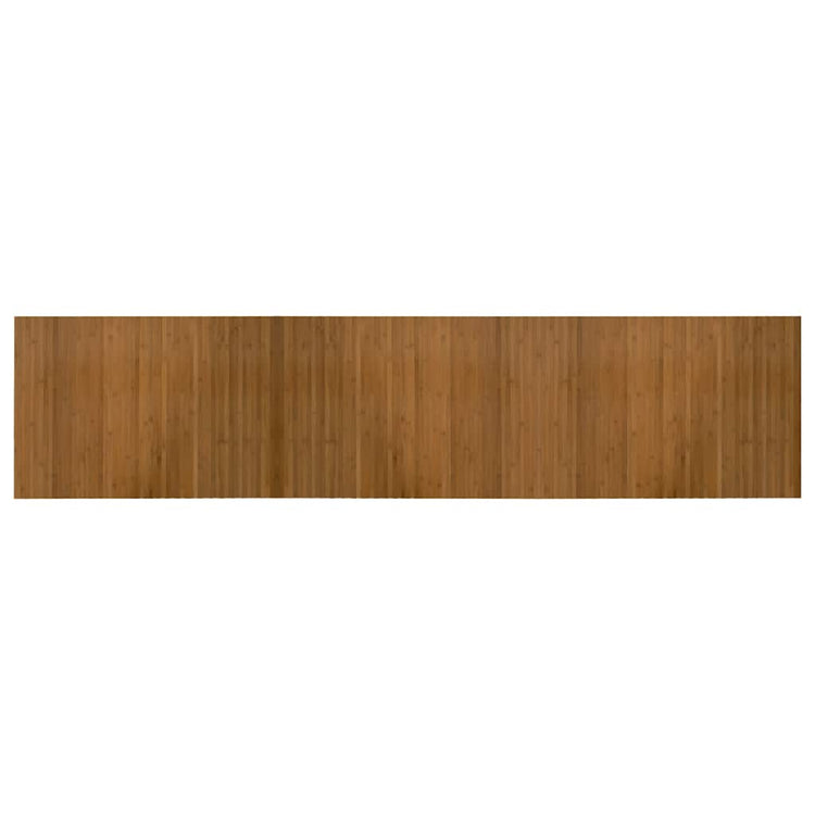 Vidaxl vloerkleed rechthoekig 70x300 cm bamboe bruin