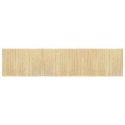 Vidaxl vloerkleed rechthoekig 70x300 cm bamboe lichtnaturel