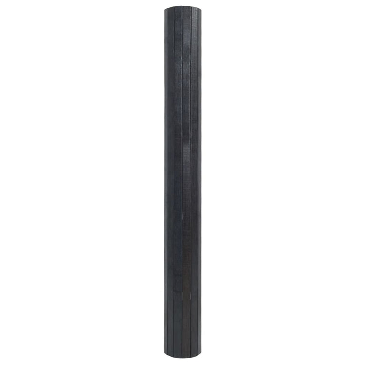 Vidaxl vloerkleed rechthoekig 70x300 cm bamboe grijs