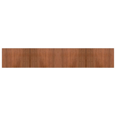 Vidaxl vloerkleed rechthoekig 70x400 cm bamboe bruin