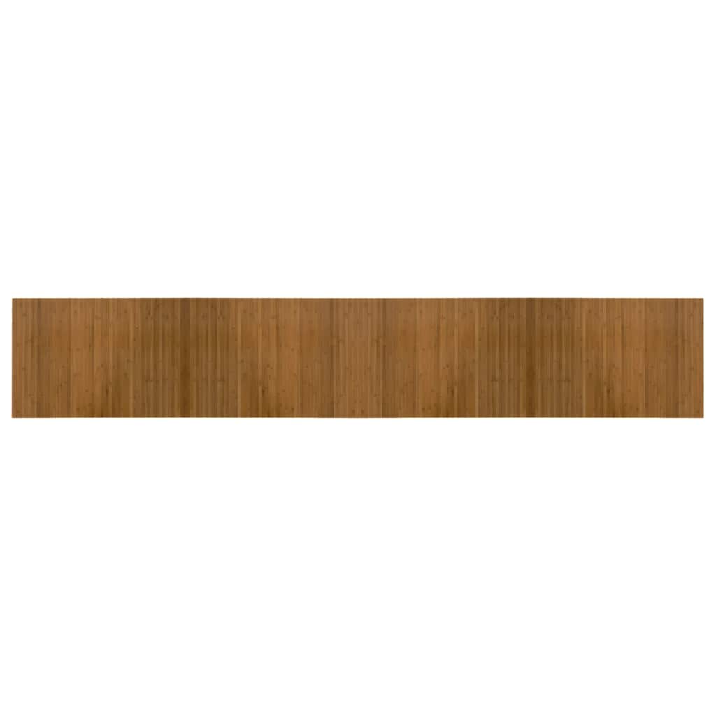 Vidaxl vloerkleed rechthoekig 70x400 cm bamboe bruin