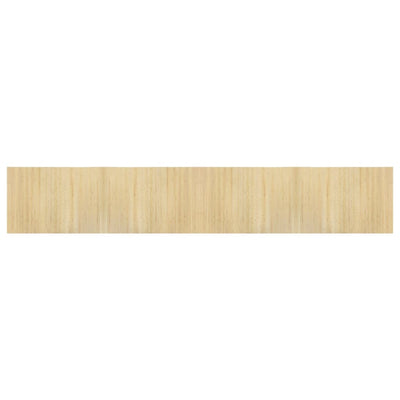 Vidaxl vloerkleed rechthoekig 70x400 cm bamboe lichtnaturel