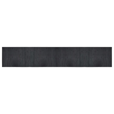 Vidaxl vloerkleed rechthoekig 70x400 cm bamboe grijs